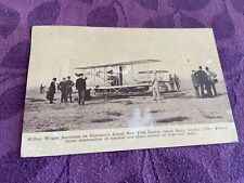 Wilbur Wright before flight Gov. Is. NY Hudson-Fulton celebration 1909 postcard picture