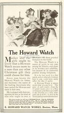 1910 Howard Pocket Watch Boston MA Christmas Mother and the Girls Father Ad picture