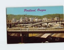 Postcard One of the Freeway Complexes of Portland Oregon USA picture