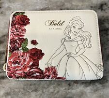 Loungefly Disney Belle Bold As A Rose Small Zip Wallet picture