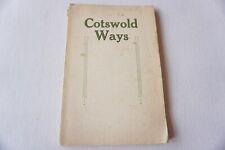c1930s GWR Cotswolds Ways Railway Guide Book with Map picture