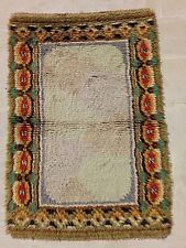 vintage hand made scandinavian rya rug picture