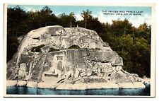 1918 The Images and Frye's Leap, Sebago Lake, ME Postcard picture