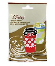 Disney Parks Latte Coffee Cup Mystery Collection 5 Pc Pin Pack Sealed NEW picture