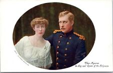 King Albert, Queen Elisabeth of Belgium -  Tuck Oilette Postcard picture
