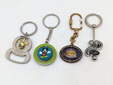 Disney Disneyland Keychains Lot Of 4 /Spinners Mickey/ Pooh And Friends/ Epcot  picture