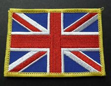 GREAT BRITAIN BRITISH UNITED KINGDOM UNION JACK UK SHIELD PATCH 2.5 X 3.5 INCHES picture