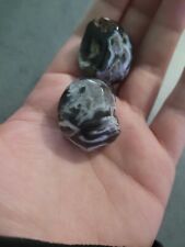 2 Pc Tumbled Orca Agate picture