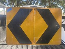 Vintage Street Sign (Huge Double Chevron Arrow) 24