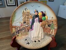 Royal Doulton Biddy Penny Farthing Decorative  Plate 1981 England W.K. Harper picture