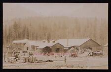 Early Stunning RPPC of a Lumber Mill. Oregon. C. 1908 Timber Country. picture