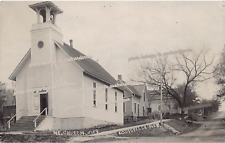 RPPC Louisville NE Nebraska Main Street Methodist Church Photo Postcard C60 picture