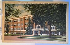 Postcard University of South Dakota Vermillion Administration Building picture