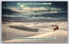 Texas Alamogordo White Sands National Monument Vintage Postcard picture