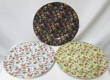 Formalities by Baum Brothers Chintz floral ceramic dinner plate Set 3 ceramic picture