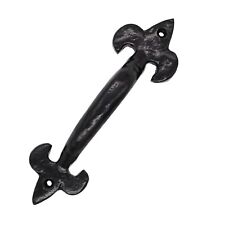 Door Handle Black Powder Coated Decorative Barn Modern and Traditional Hardware picture