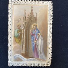 Antique 1800’s Canivet Bouasse Lebel With Envelope French Devotional Prayer Card picture