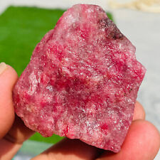 106g Natural Pink Red Rhodonite Quartz Crystal Gemstone Rough Specimen Healing picture