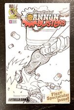 Cannon Busters #1 variant Sketch B & W Netflix TV Hard To Find Issue Udon comics picture