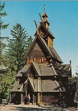 Stave Church from Gol Oslo, Norway UNP Vintage Postcard 6170c4 Norsk Folkemuseum picture