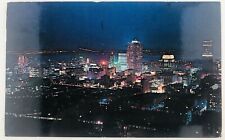 Vintage Montreal Canada Montreal at Night from Mount Royal Postcard 1964 picture