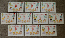 Vintage STRAWBERRY SHORTCAKE & Friends Thank You Postcards NOS 1983 Lot of 10 picture