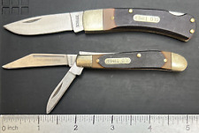Schrade Old Timer Pocketknives 3OT & 72OT Nice USED Lot of 2 picture
