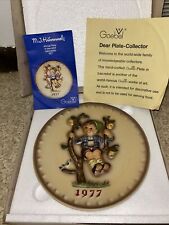 Vintage Goebel MJ Hummel 1977 Apple Tree Boy 7th Annual Collectors Plate picture