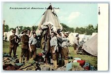 1908 Encampment At American Lake Tacoma Washington WA Posted Vintage Postcard picture