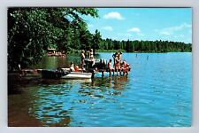 Chetek WI-Wisconsin, Luther Park Bible Camp, Swimming, Vintage Postcard picture