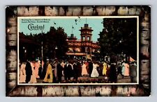 Cleveland OH-Ohio, Euclid Beach, Scenic Railway, Antique Vintage c1918 Postcard picture