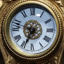 1906 WESTERN CLOCK MFG ‘VENDOME’ ROCOCO CAST METAL CLOCK – RESTORED & RUNNING picture