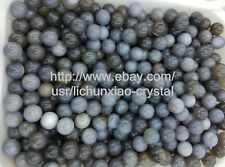 100pcs Natural Grey Agate Crystal Quartz Sphere Ball Reiki Healing picture