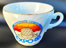 Vintage Vancouver Canada Expo '86 Textured Surface w/Gold Trim Cup [VHTF] (EUC) picture