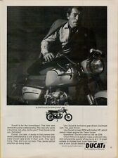 1966 Ducati 160 Monza Junior Male Model Italian Motorcycle Original Print Ad picture