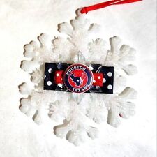 Houston Texans Ornament NFL Football Souvenir OOAK Toro Christmas Ornament picture