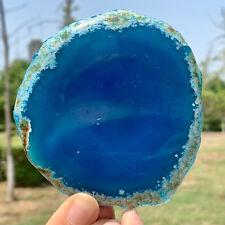 92G Natural and Beautiful Agate Geode Druzy Slice Extra Large Gem picture