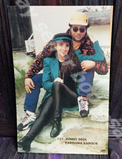 Bollywood actors: Sunny Deol Karishma Kapoor India Rare postcard post cards picture
