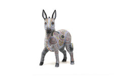 Oaxaca Alebrije Donkey 9 in. | Hand painted carving mexican folk art craft picture