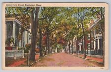 Upper Main Street Nantucket Massachusetts Postcard  picture