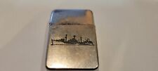 Working Vtg  Silver Tone Neff & Co. Lighter New York NY United States Navy Ship picture