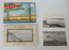 (2) 1936 San Francisco Bridges Post Card Folios - Stanley Piltz & J.C. Bardell + picture