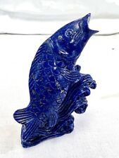 Rare And Vintage lapis lazuli Fish sculpture picture