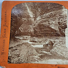 Antique Stereoview Card, Watkins Glen Scenery by L. Hillman picture