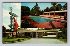 Savannah GA-Georgia, Dreamland Motel & Restaurant, Advertising, Vintage Postcard picture