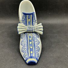 Vtg. Maitland-Smith Handmade Porcelain Decorative Shoe Made in Thailand picture