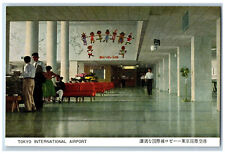 Japan Postcard Interior Lobby Tokyo International Aiport c1960's Unposted picture