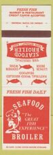 Matchbook Cover - Seafood Broiler Glendale Lakewood Tarzana Brentwood CA picture