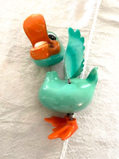 VTG Exchart  Nerdybird w/ Bobble Head and Feet Spring Duck TOY MOTION picture