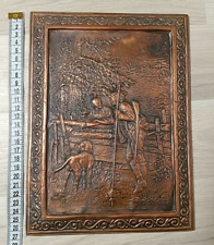Art. Copper bas-relief 